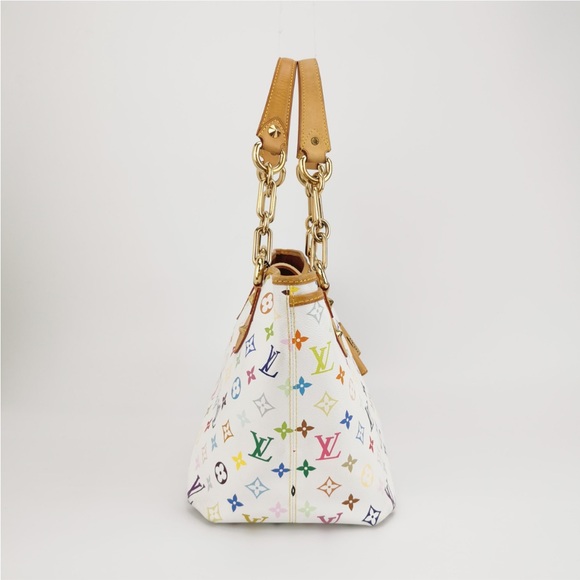 Louis Vuitton Monogram Multicolor Annie GM Shoulder Bag White - Picture 5 of 10